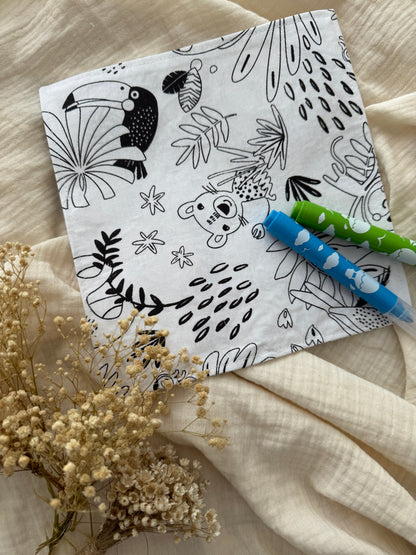 Feuille de coloriage lavable