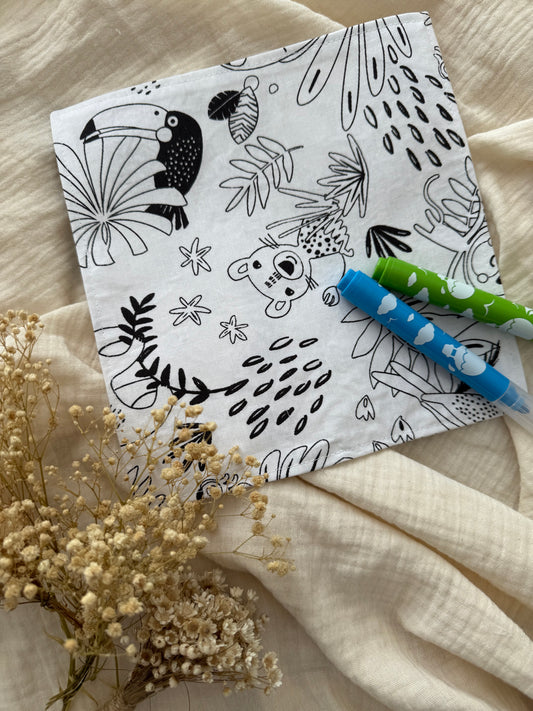 Feuille de coloriage lavable