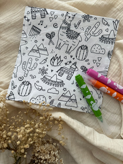 Feuille de coloriage lavable