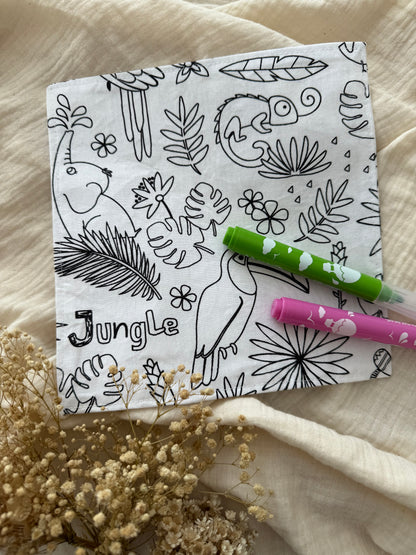 Feuille de coloriage lavable