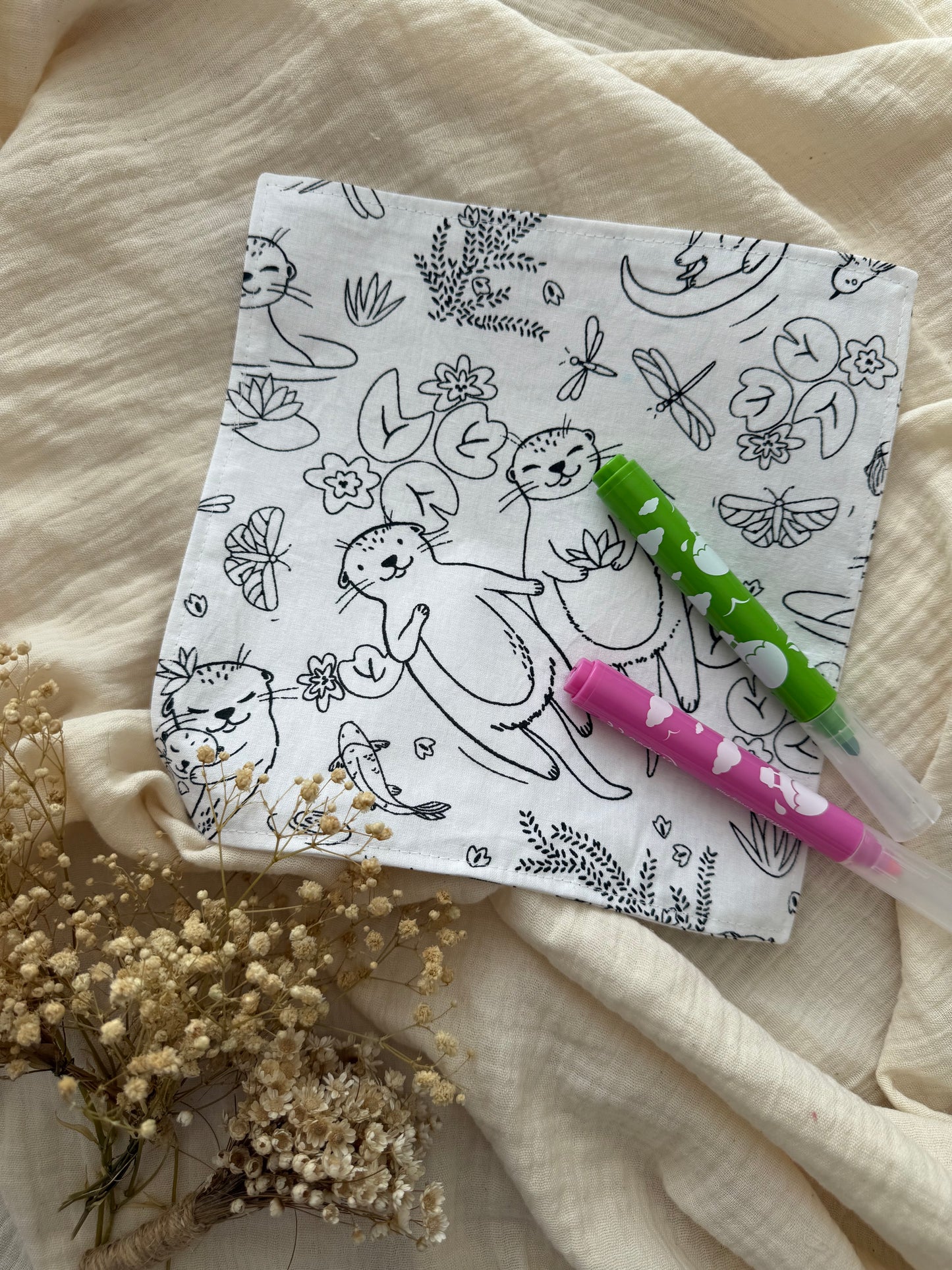 Feuille de coloriage lavable