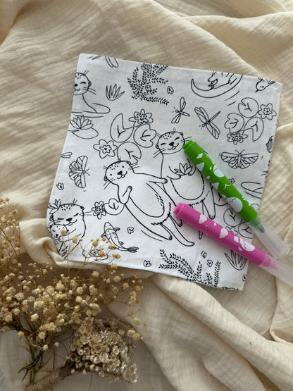 Feuille de coloriage lavable